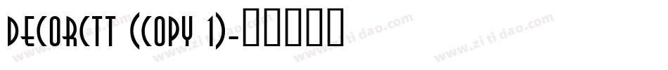 DecorCTT (COPY 1)字体转换